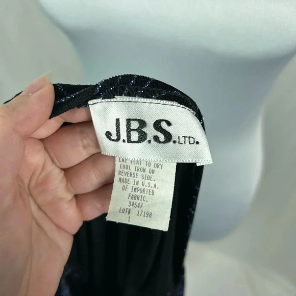 Vintage JBS LTD Sparkly Printed Top - Picture 5 of 6